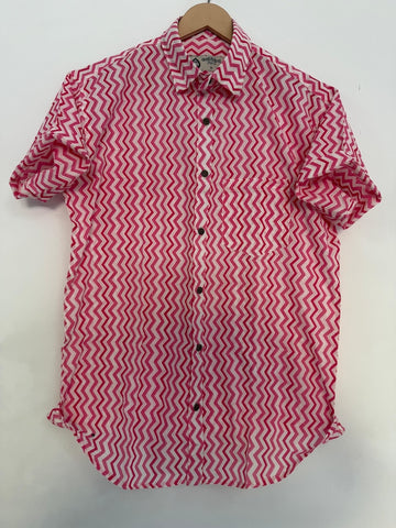 Kartikeya Jaipur Handblock Print Cotton Shirt for Men