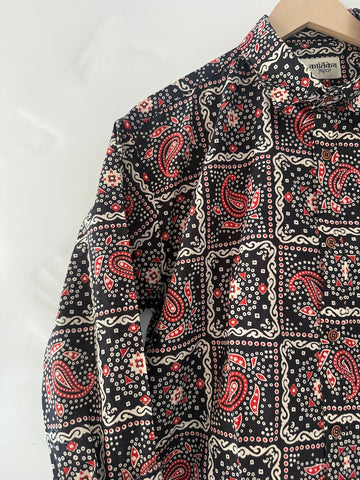 Kalamkari Print Cotton Full Sleeves Shirts for Men