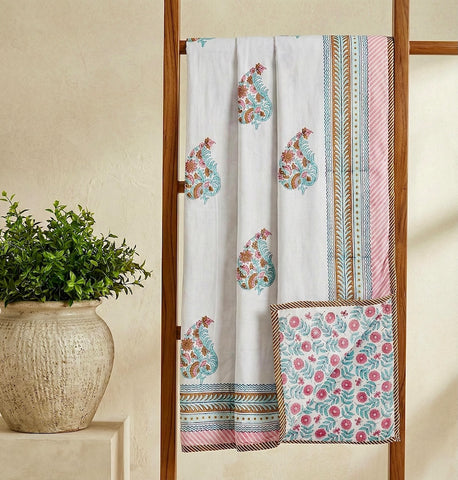 Hand Block Printed Premium Double Bed Reversible King Size Dohar's