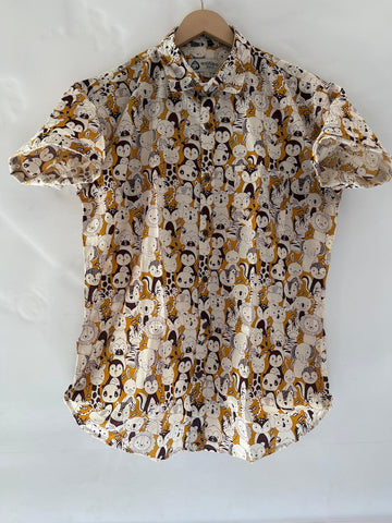 Disney Ducks Cotton Men's Short Sleeve Shirt