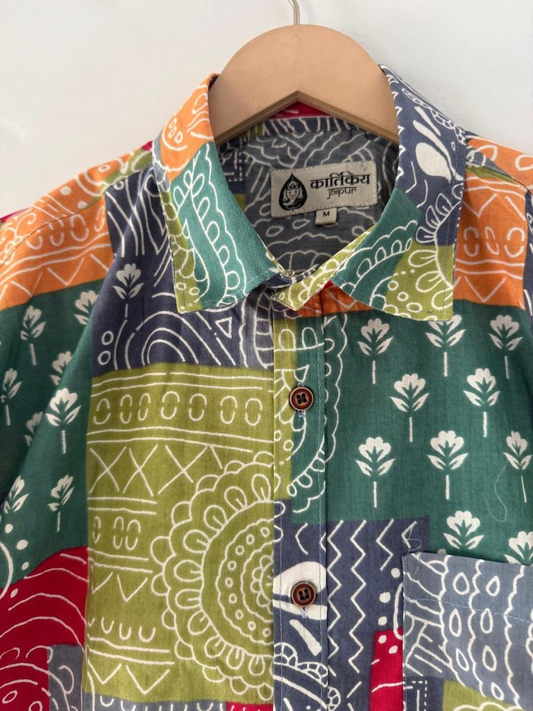 Colorful Stylish Designer Cotton Shirt for Men - Limited Edition
