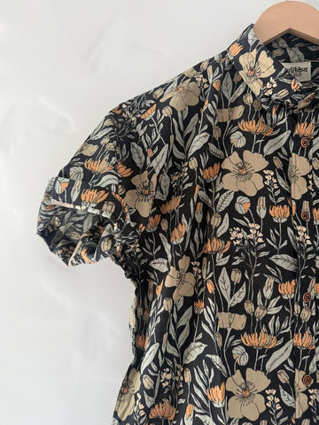 Handcrafted floral Print Cotton Classic Shirt for Men