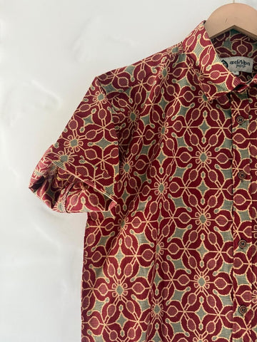 Floral Print Cotton Shirt for Men By Kartikeya Jaipur