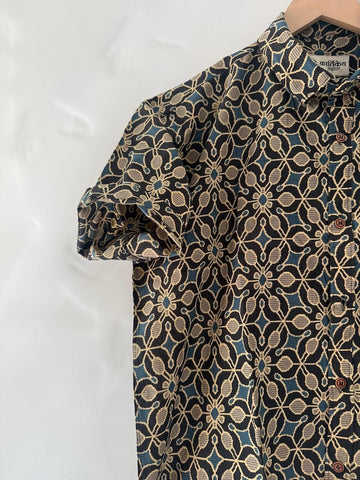 Floral Print Cotton Shirt for Men By Kartikeya Jaipur