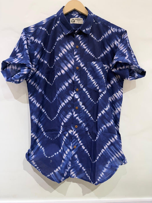 Kartikeya Jaipur Tie & Dye Handcrafted Cotton Shirt - Limited Edition