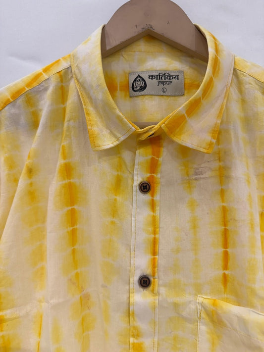 Kartikeya Jaipur Tie & Dye Handcrafted Cotton Shirt - Limited Edition