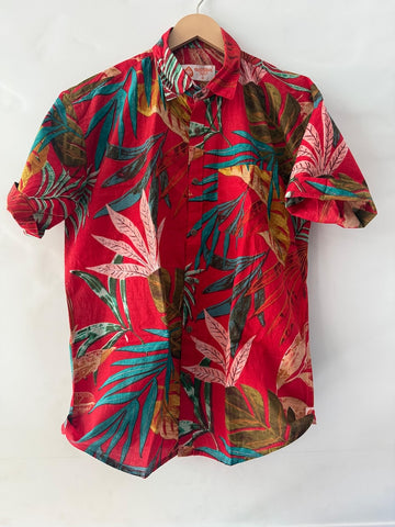 Floral Print Cotton Shirts For Men - Goa Vibe