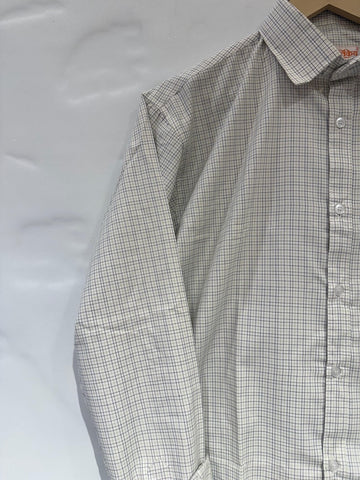 Mens Mini Check Every Day Wear Premium Cotton Shirt