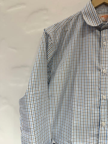Mens Mini Checkered Every Day Wear Premium Cotton Shirt