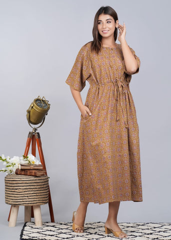Cotton Printed Women Summer Nighty