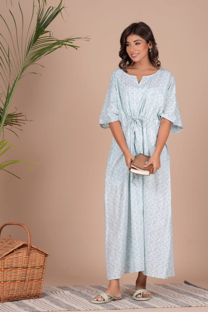 Cotton Printed Women Summer Nighty