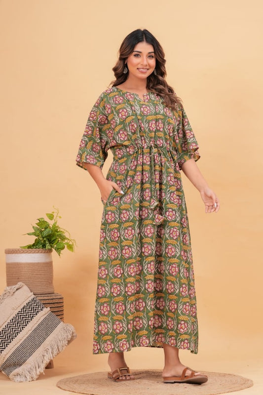 Cotton Printed Women Summer Nighty