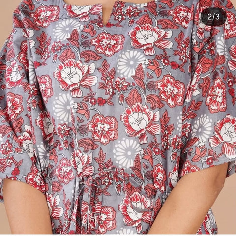 Cotton Printed Women Summer Nighty