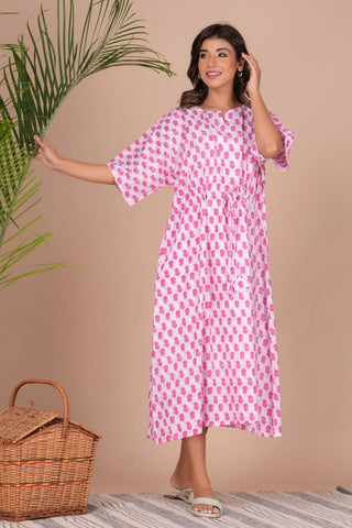 Cotton Printed Women Summer Nighty