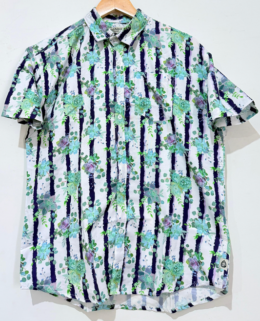 Blossom Cotton Blend Partywear Shirt For Men