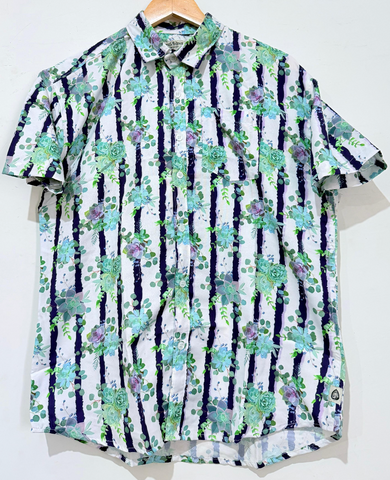 Blossom Cotton Blend Partywear Shirt For Men