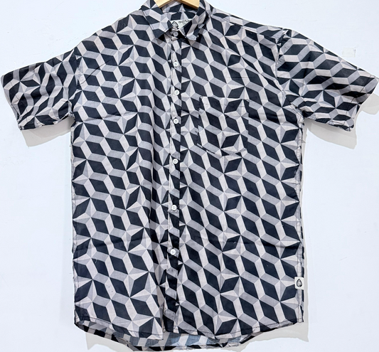 Cotton Blend Casual Shirt For Men