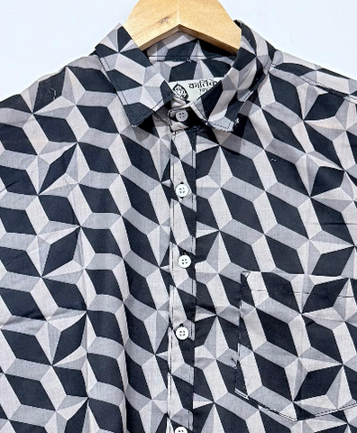 Cotton Blend Casual Shirt For Men