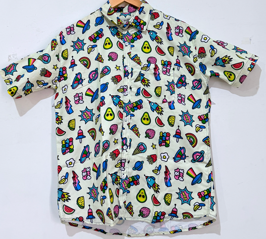 Cotton Blend Casual Shirt For Men