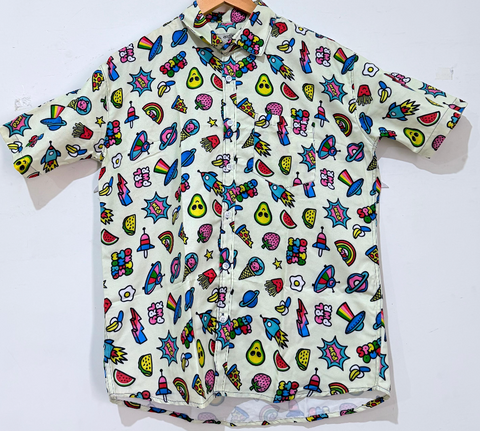 Cotton Blend Casual Shirt For Men