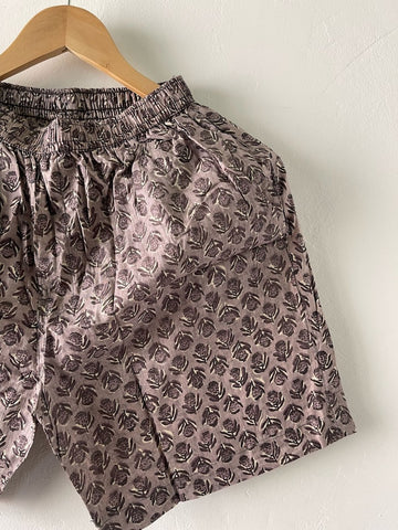 Batik Print Cotton Shorts for Men
