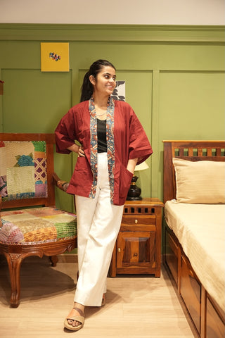 Handcrafted Short Kimono for Women