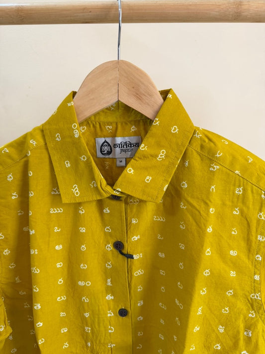 Classic Telugu Alphabet Full Sleeves Shirt for Women