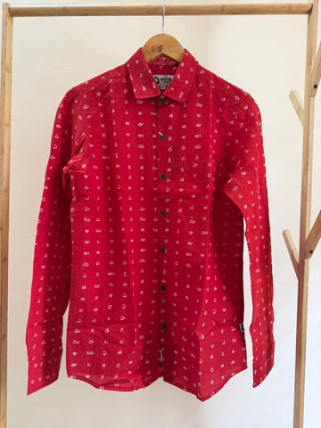 Classic Telugu Alphabet Full Sleeves Shirt for Women
