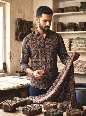 Classic Full Sleeve Casual Tribal Shirt for Men