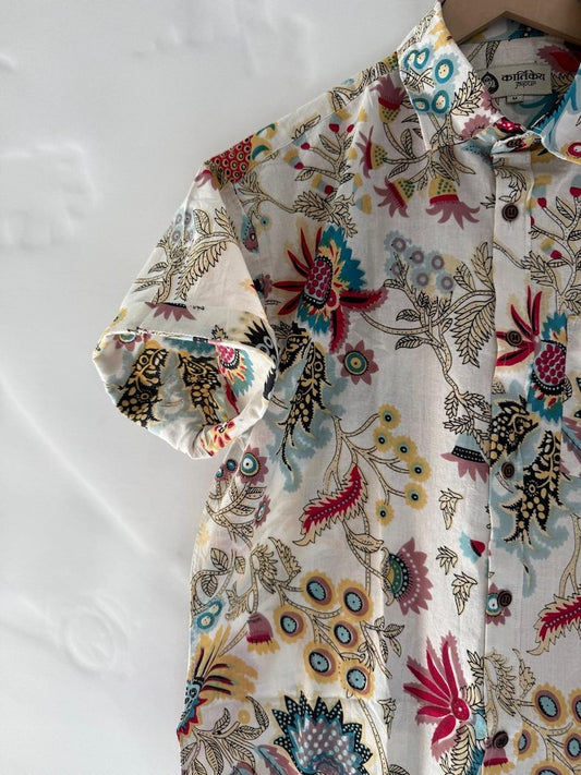 Kartikeya Jaipur Designer White Vintage Shirt ( Limited Edition )