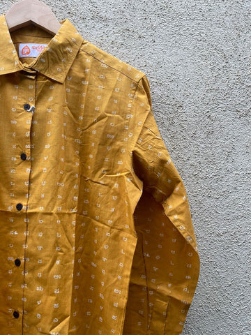 Kannada Alphabet Full Sleeves Classic Shirt for Women