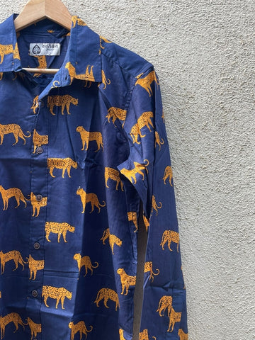 Jungle Print Full Sleeve Shirt for Men