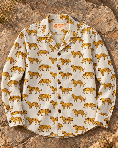 Jungle Print Full Sleeve Shirt for Women