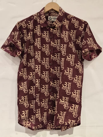 अक्षरमाला Cotton Half Sleeve Shirt for Women