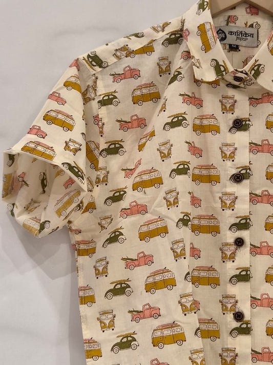 Tuk -Tuk Classic Cotton Half Sleeves Shirts For Women