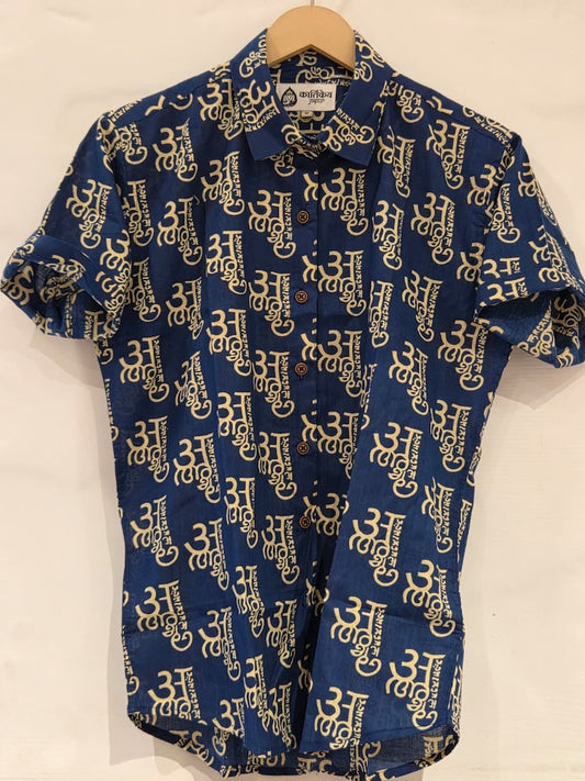 अक्षरमाला Cotton Half Sleeve Shirt for Women