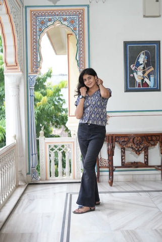 Handmade Plus Size Cotton Shirt For Women