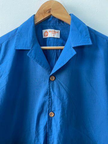 Premium Cuban Collar Vintage Cotton Shirt