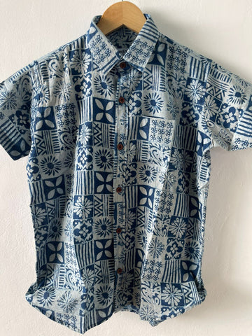 Vibrant Boys Cotton Summer Shirt - Stylish Comfort