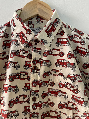 Vintage Jeep Print Kids Shirt