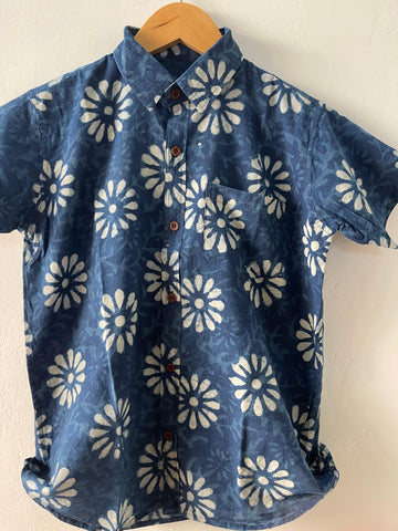 Kids Indigo Blue Comfort Shirt