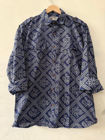 Old School Clothing Vintage Hunting Cotton Shirt - Bandhej