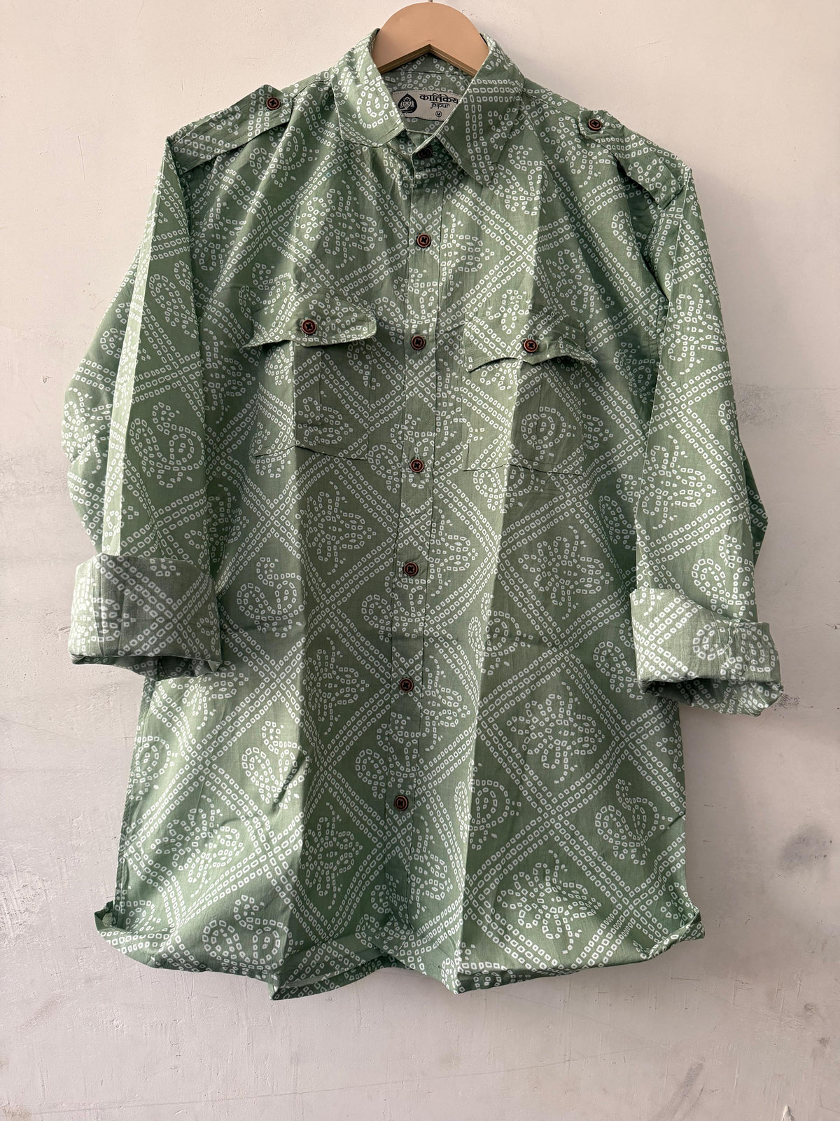 Old School Clothing Vintage Hunting Cotton Shirt - Bandhej