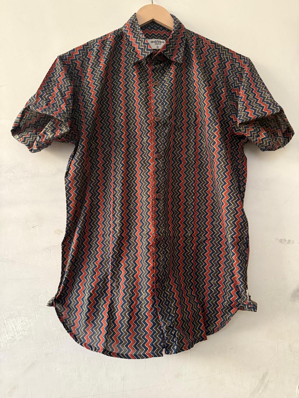 Men's Half Sleeves Cotton Shirt