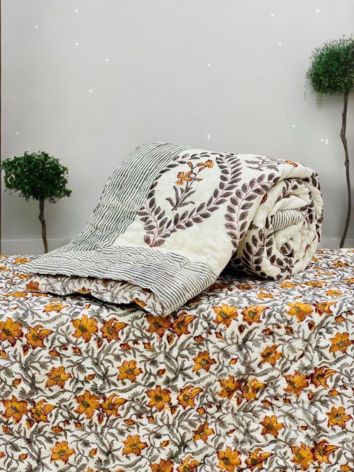 PREMIUM JAIPURI QUILTED BEDCOVER