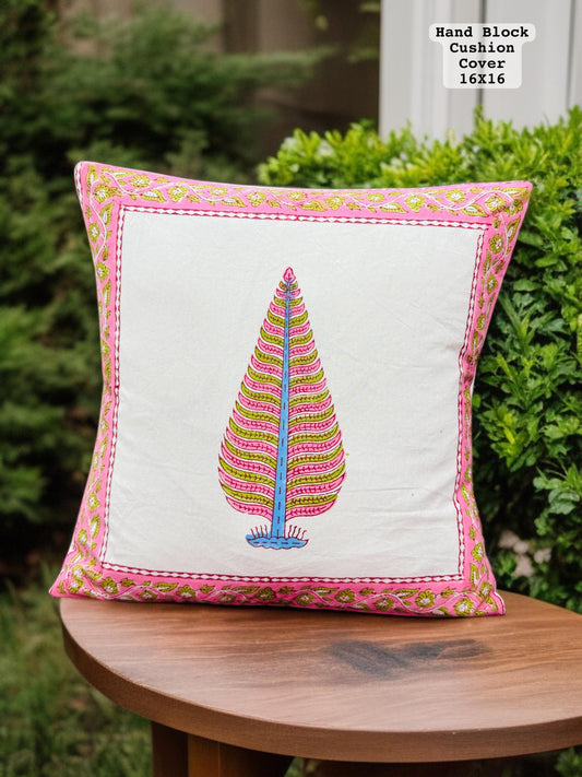 Hand Block Printed 100% Pure Cotton Cushion Covers