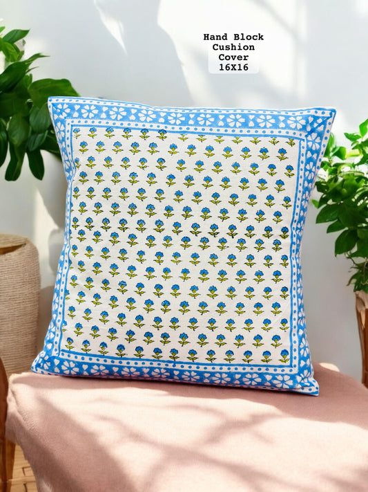Hand Block Printed 100% Pure Cotton Cushion Covers