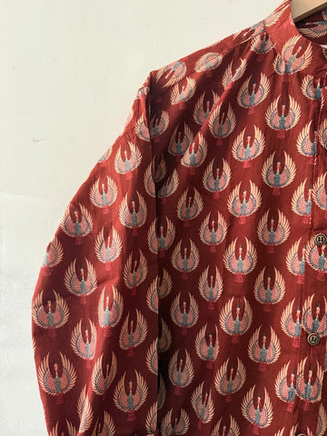 Kalamkari Print Cotton Shirt for Men