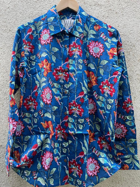 Floral Oversized Shirt for Women NAAN By Ratikha Venugopal