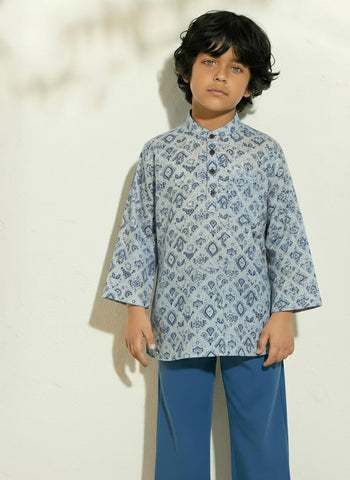 Kartikeya Jaipur Cotton Short Kurta For Boys